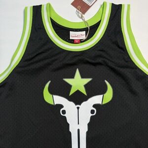 NWT Houston Outlaws Jersey Mens 2XL Black Overwatch League Mitchell & Ness